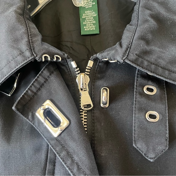 Ralph Lauren  Exclusive Black Coat Medium - Picture 6 of 14